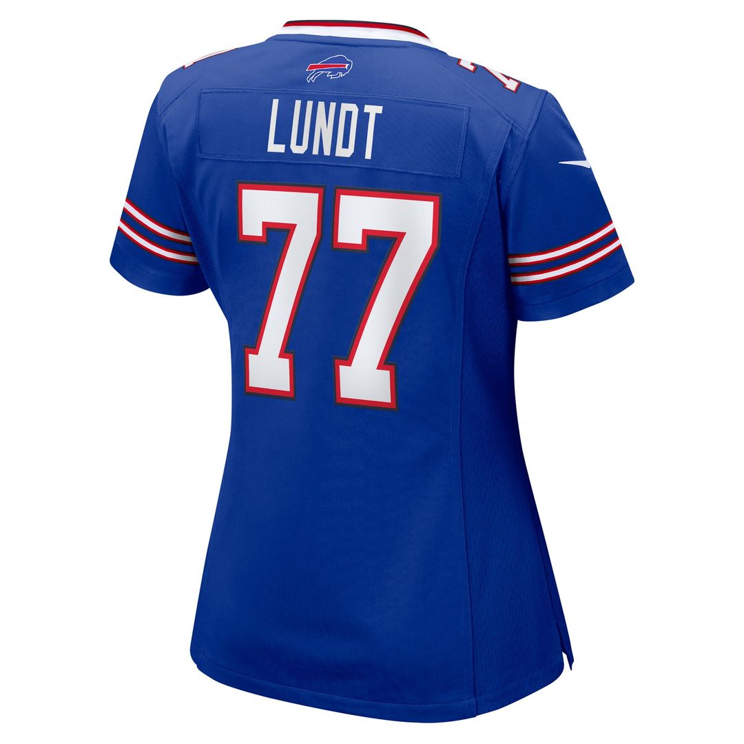 Chase Lundt Buffalo Bills Nike Women's Team Game Official Jersey -  Royal