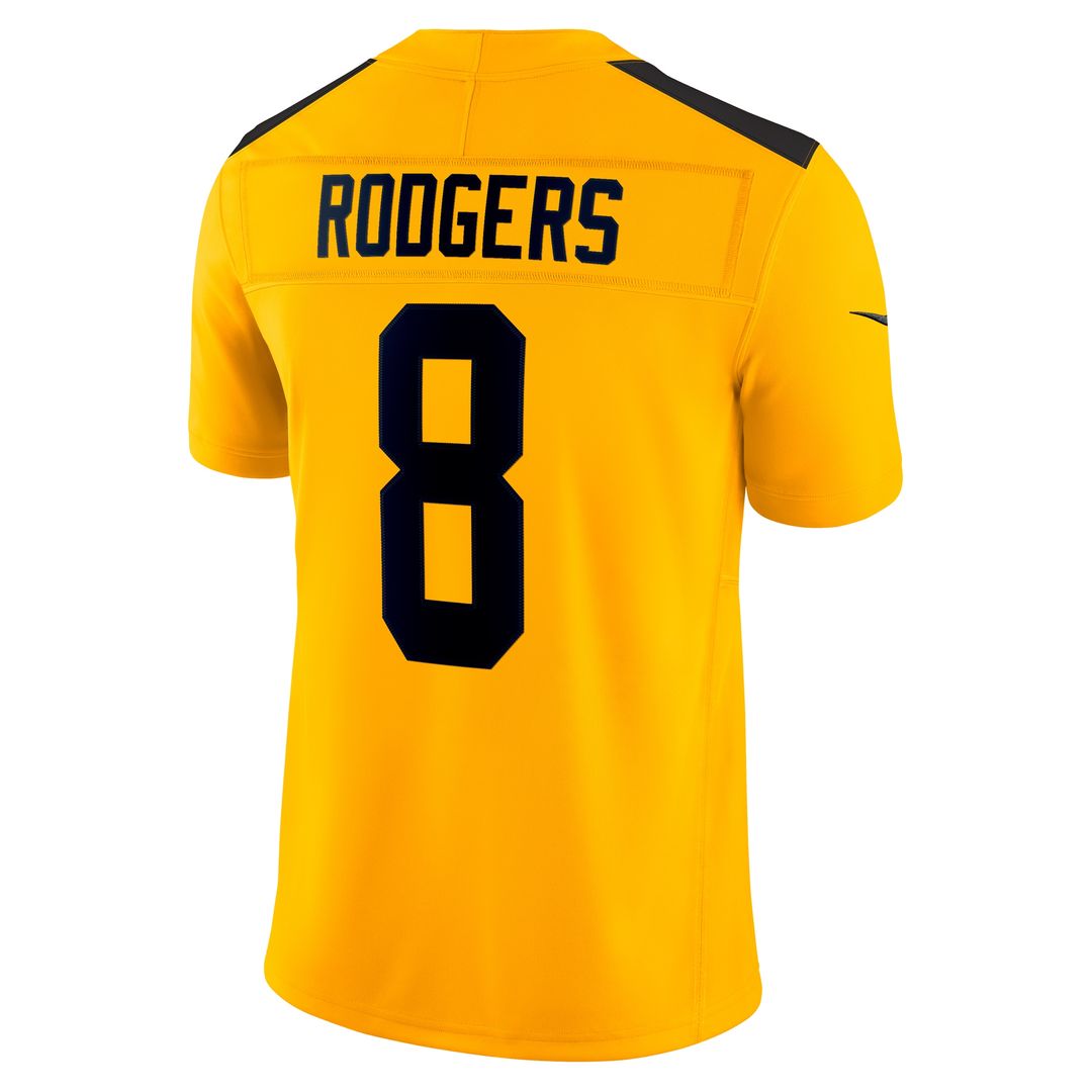 Aaron Rodgers Pittsburgh Steelers Nike Team  Vapor F.U.S.E. Limited Official Jersey - Black