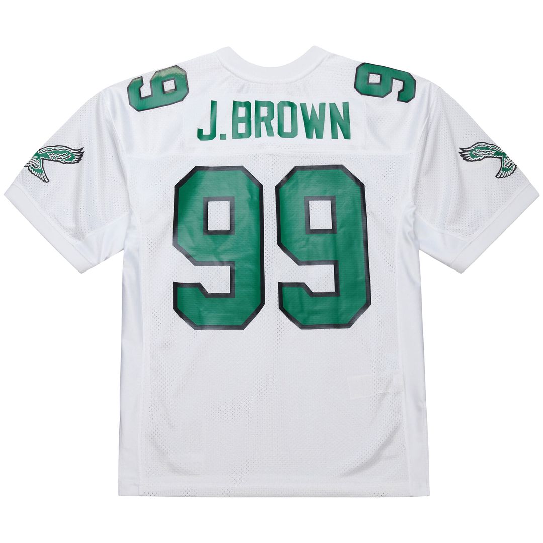 Jerome Brown Philadelphia Eagles Mitchell & Ness 1991 Authentic Throwback Retired Player Jersey - White
