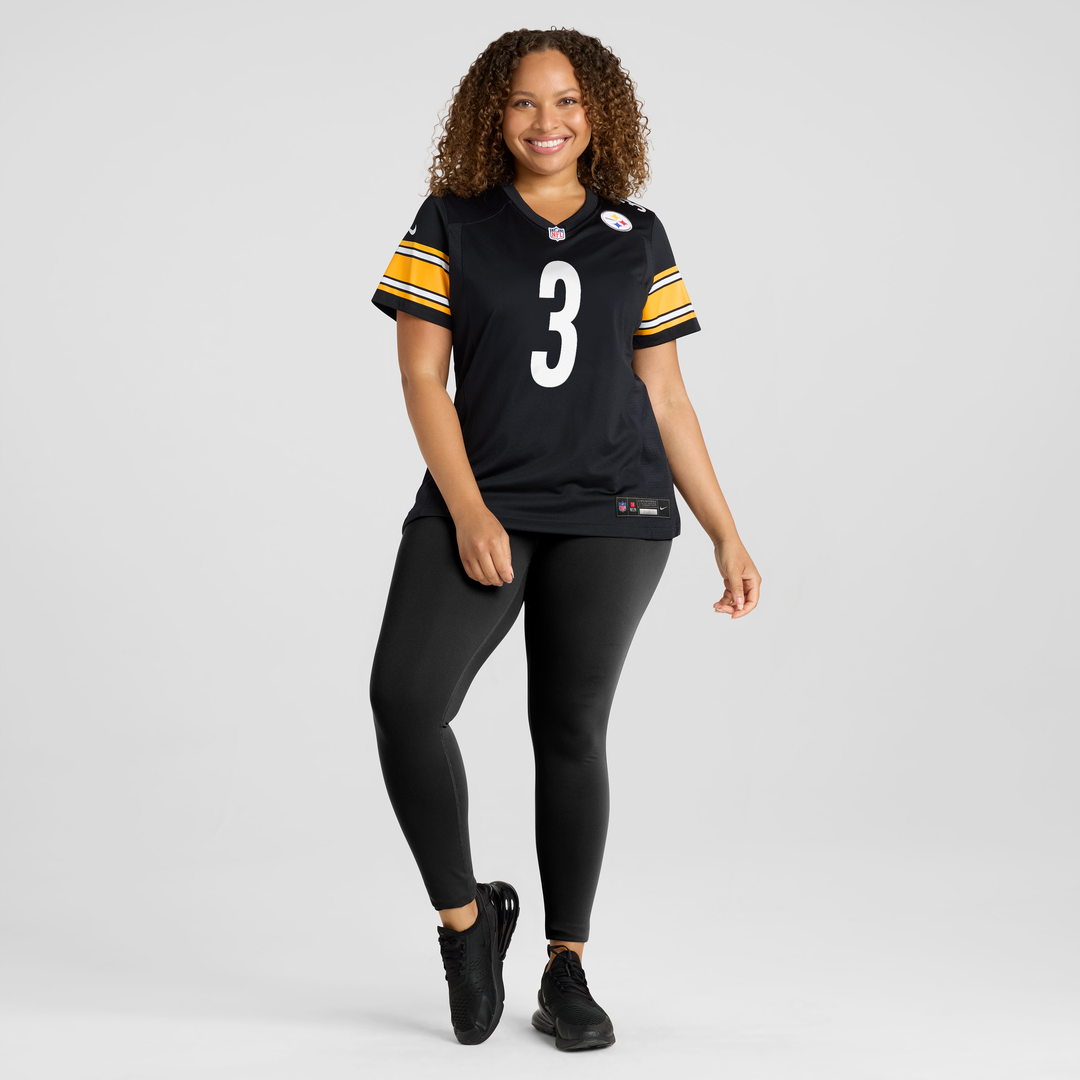 Jaquan Brisker Pittsburgh Steelers Nike Women's Team Game Official Jersey -  Black