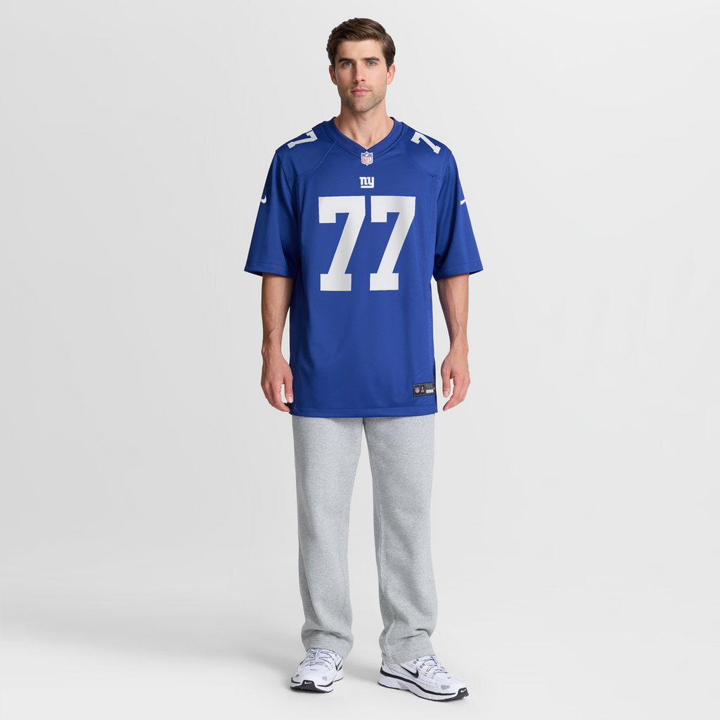 Daniel Faalele New York Giants Nike Team Game Official Jersey - Royal