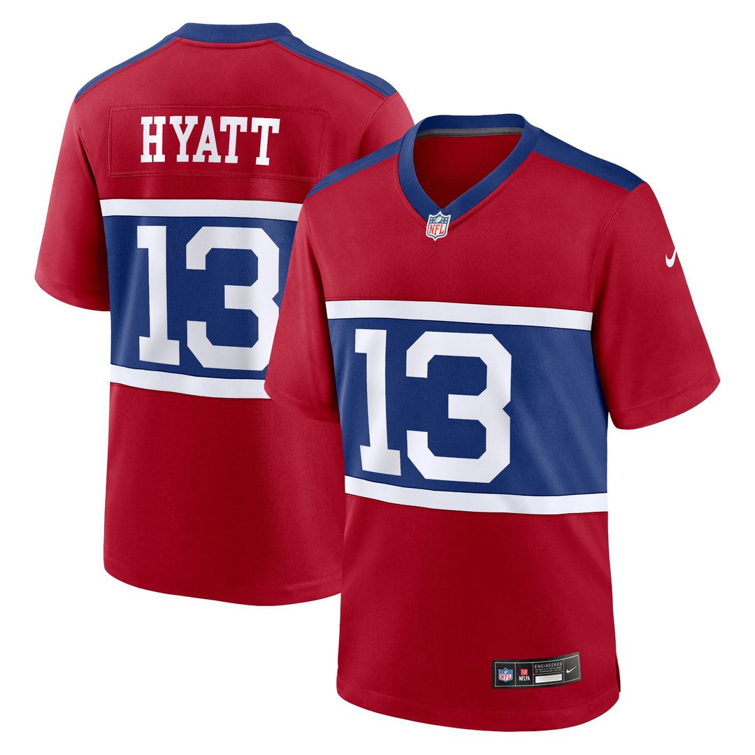 Jalin Hyatt New York Giants Nike Youth Game Official Jersey - Red