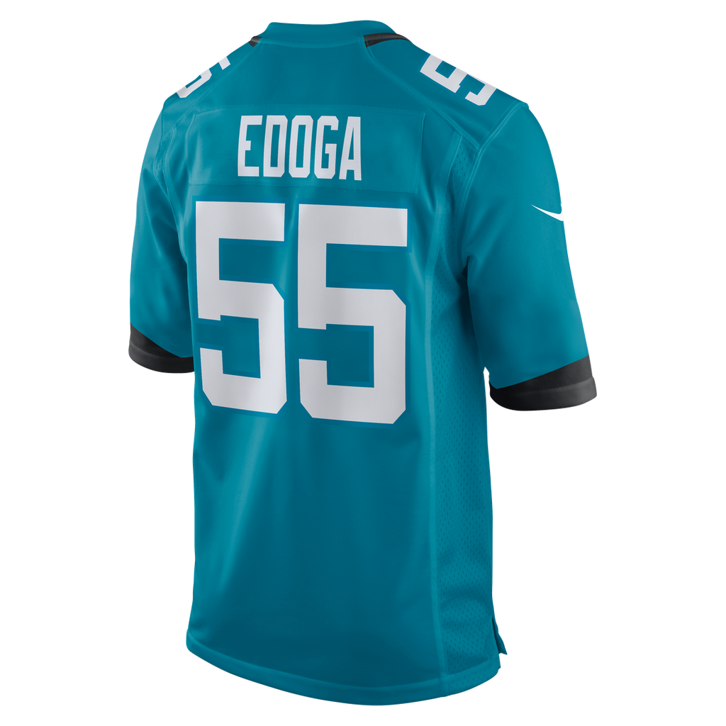 Chuma Edoga Jacksonville Jaguars Nike Team Game Jersey - Teal