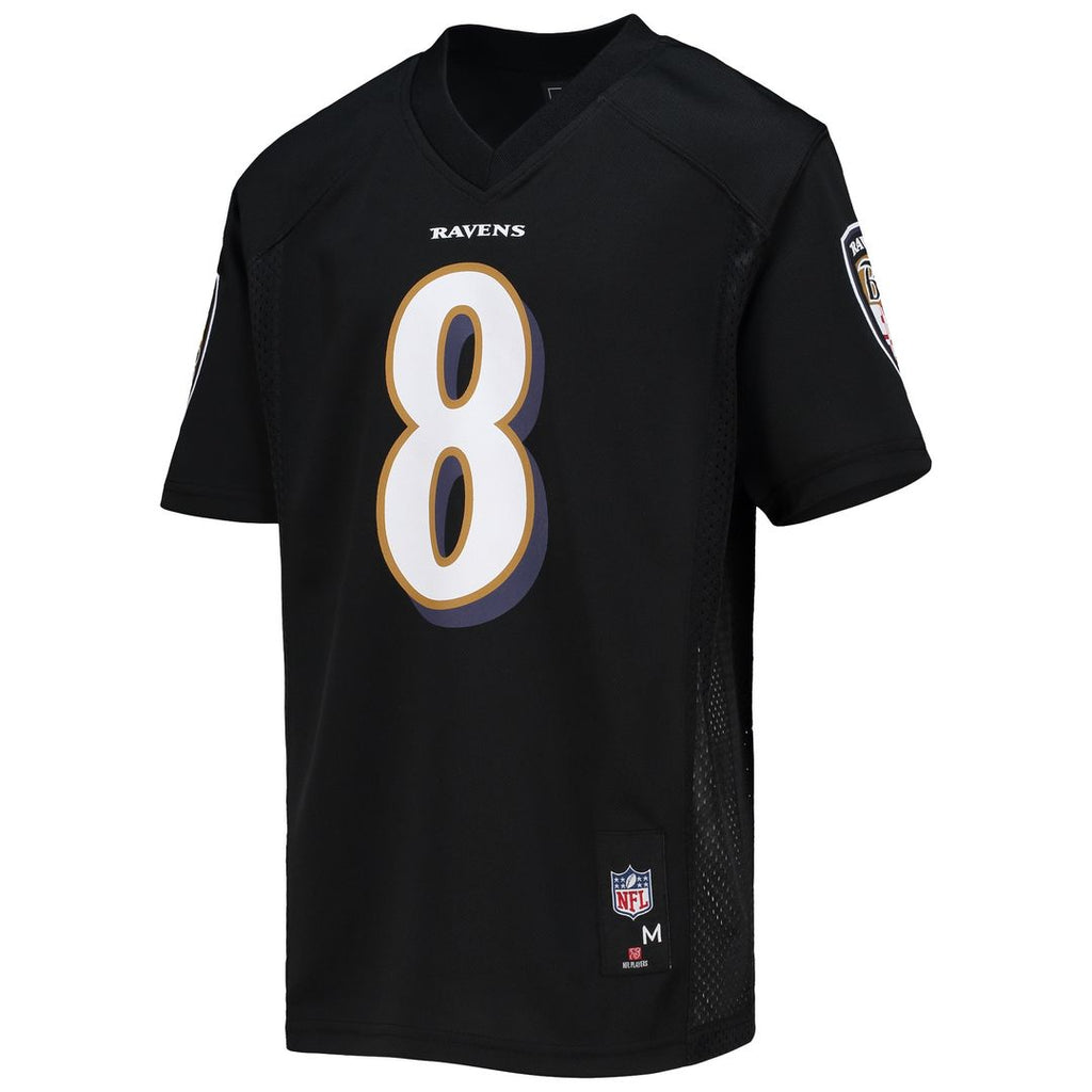 Lamar Jackson Baltimore Ravens Youth Player Replica Jersey - Black