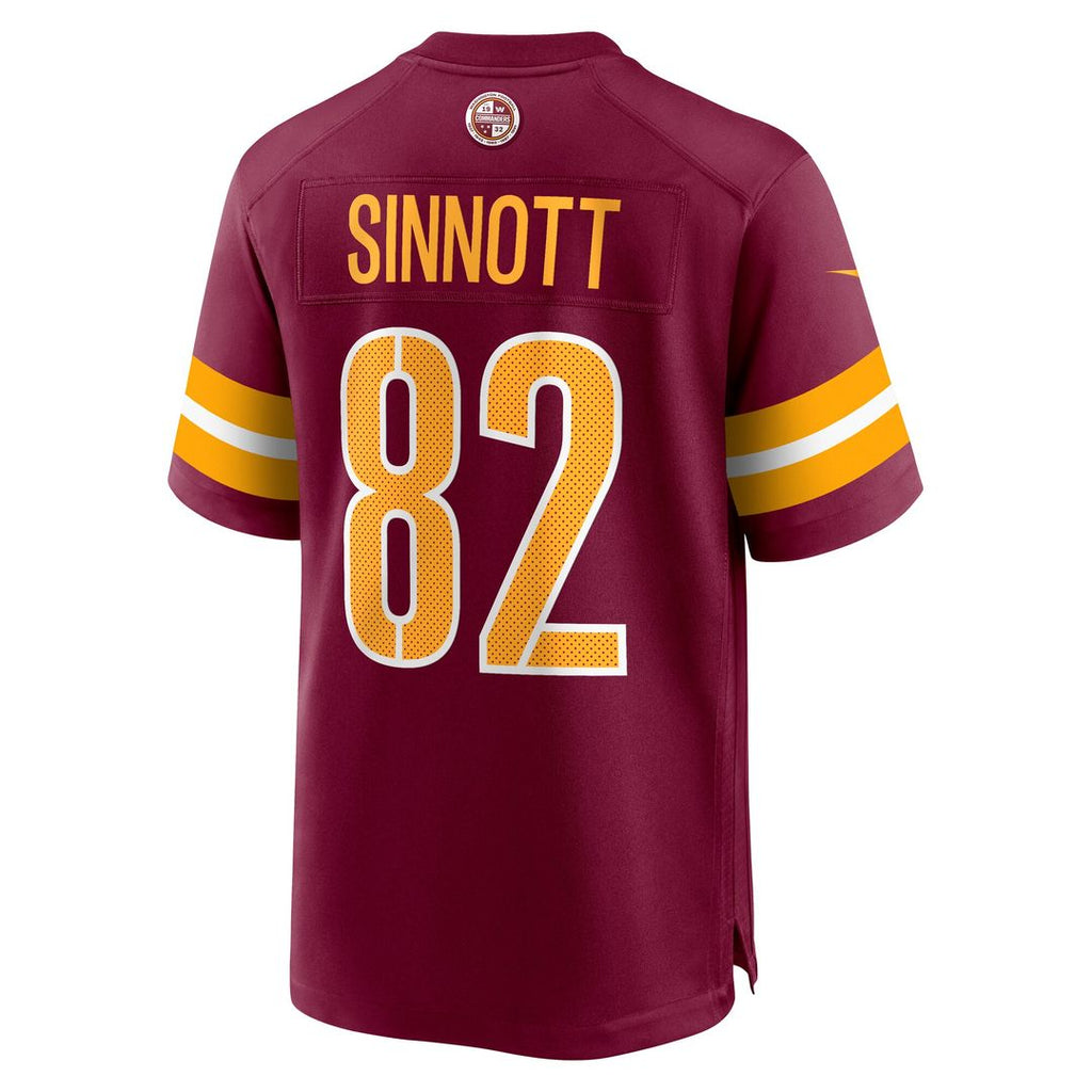 Ben Sinnott Washington Commanders Nike Game Jersey - Burgundy