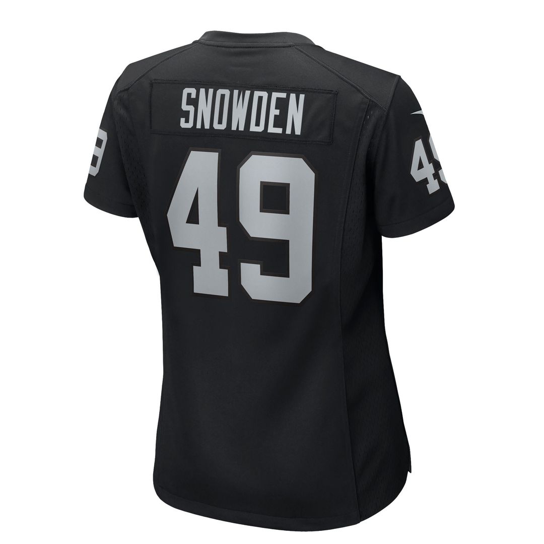 Charles Snowden Las Vegas Raiders Nike Women's Team Game Jersey - Black