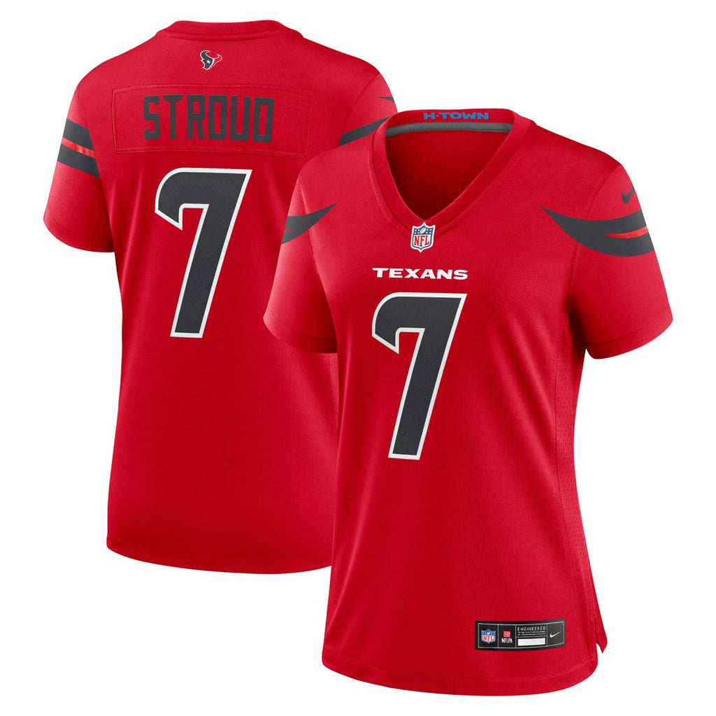 C.J. Stroud Houston Texans Nike Women's Alternate Game Official Jersey - Red