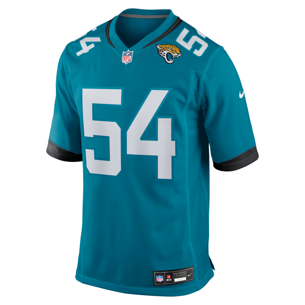 Jack Kiser Jacksonville Jaguars Nike Team Game Jersey - Teal