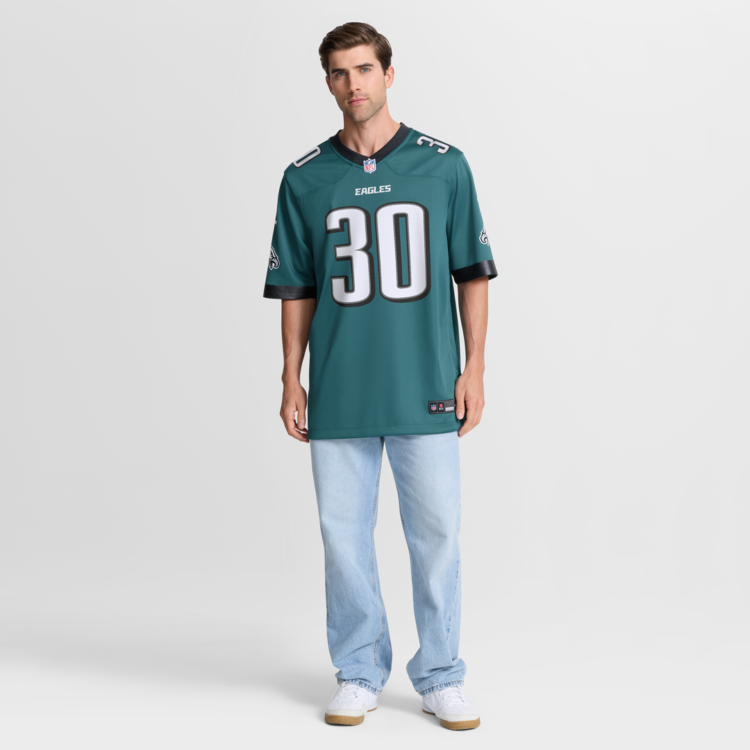 Jihaad Campbell Philadelphia Eagles Nike Game Player Official Jersey - Green