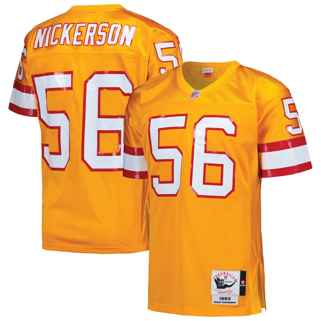 Hardy Nickerson Tampa Bay Buccaneers 1993 Mitchell & Ness Authentic Throwback Retired Player Official Jersey - Orange