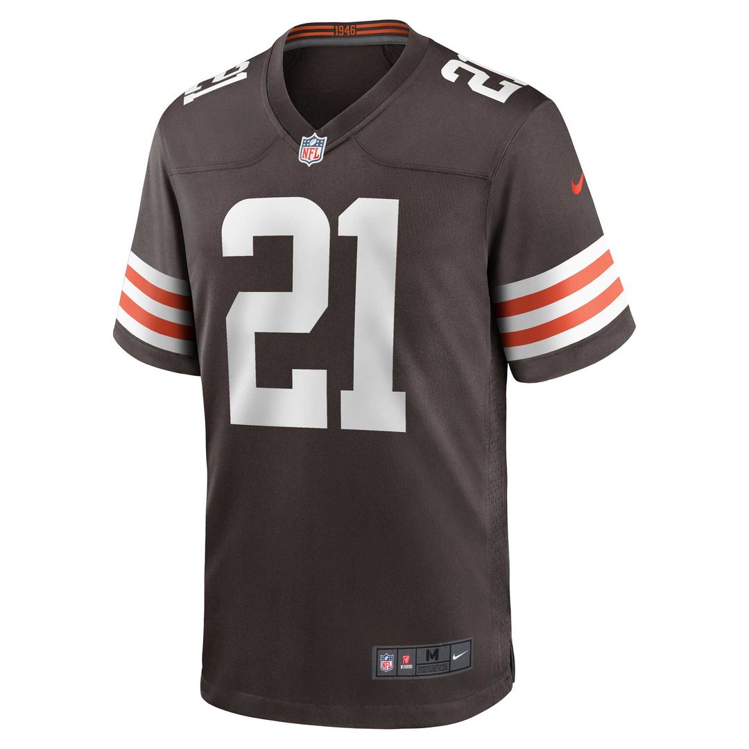 Denzel Ward Cleveland Browns Nike Game Official Jersey - Brown