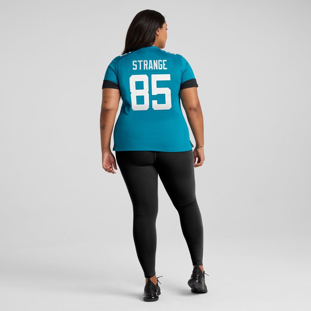Brenton Strange Jacksonville Jaguars Nike Women's Team Game Jersey - Teal