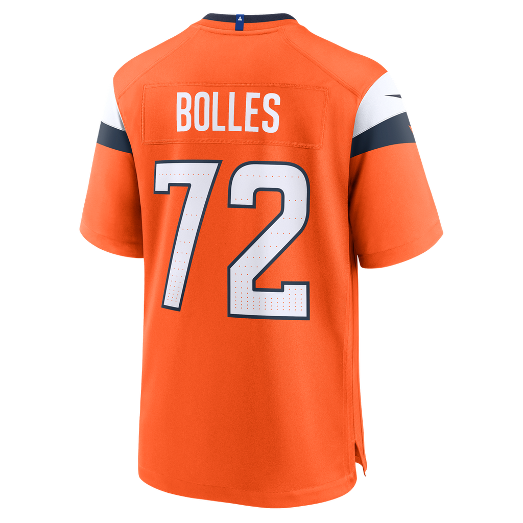 Garett Bolles Denver Broncos Nike Team Game Official Jersey -  Orange