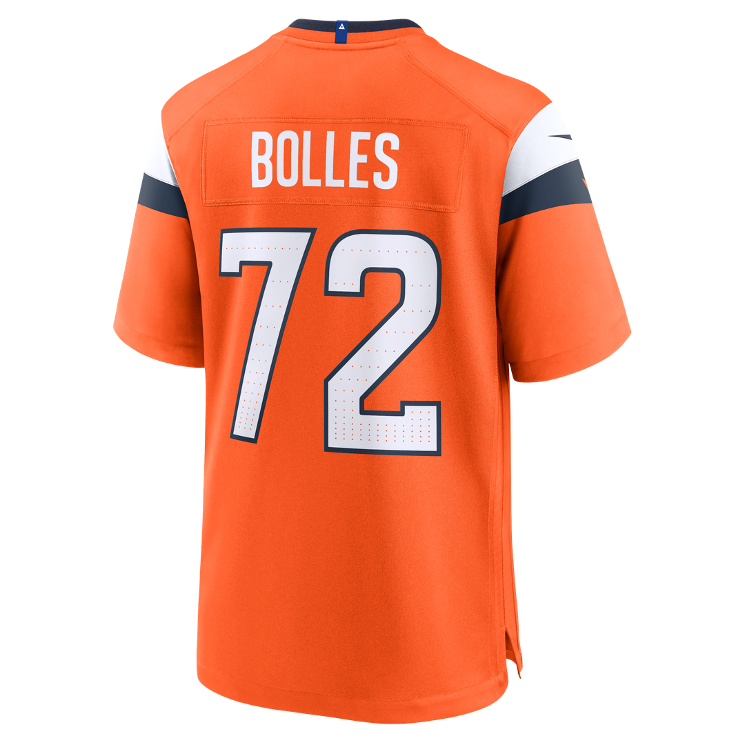 Garett Bolles Denver Broncos Nike Team Game Official Jersey -  Orange