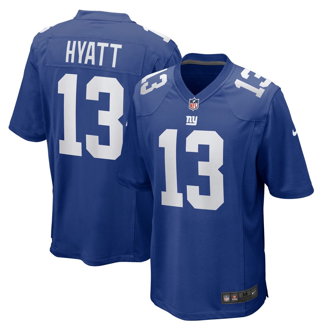 Jalin Hyatt New York Giants Nike Team Game Official Jersey -  Royal