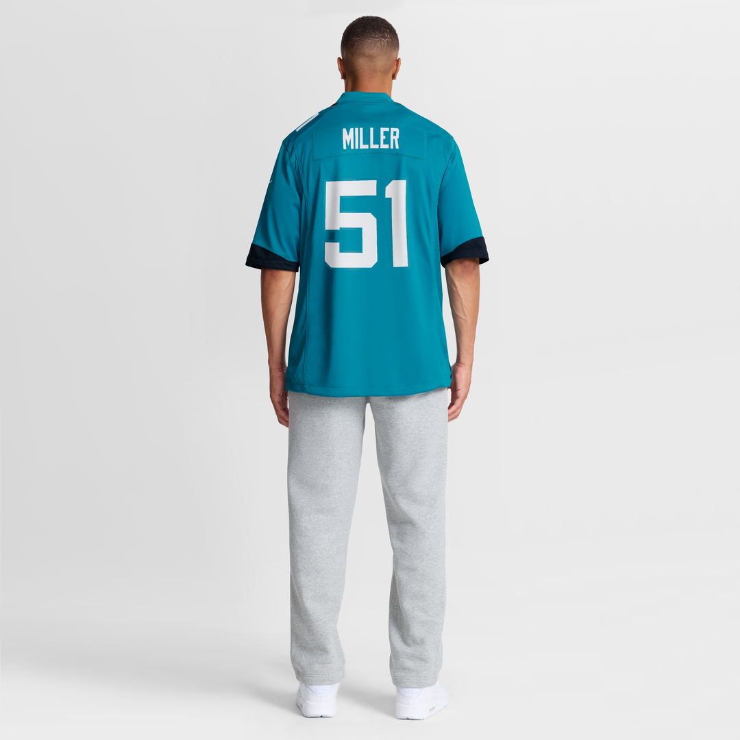 Ventrell Miller Jacksonville Jaguars Nike  Game Official Jersey -  Teal