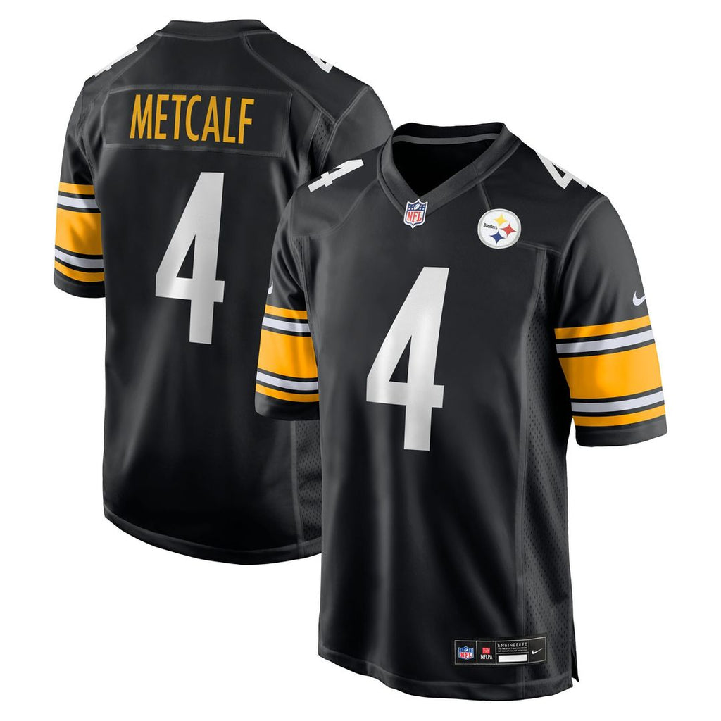 DK Metcalf Pittsburgh Steelers Nike Youth Game Official Jersey - Black