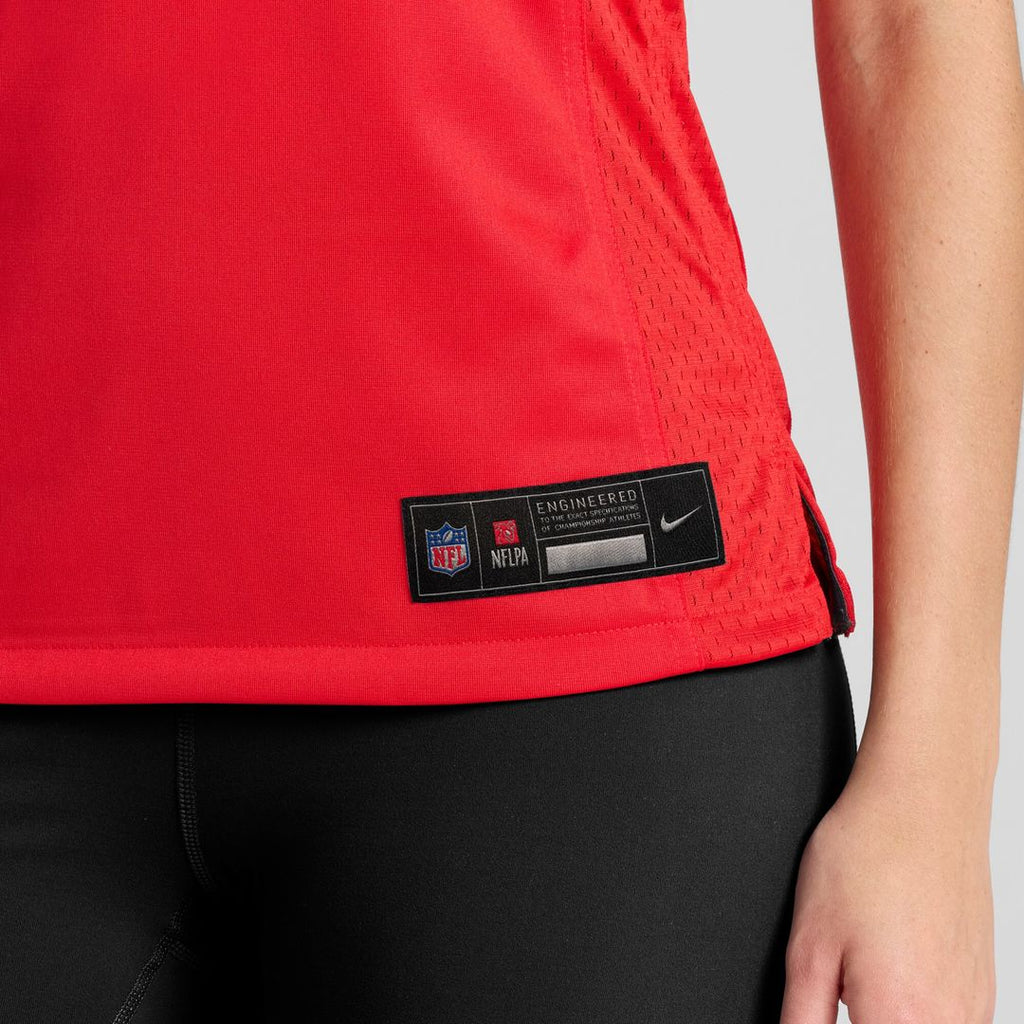 Number 1 Mom Kansas City Chiefs Nike Women's Game Official Jersey - Red