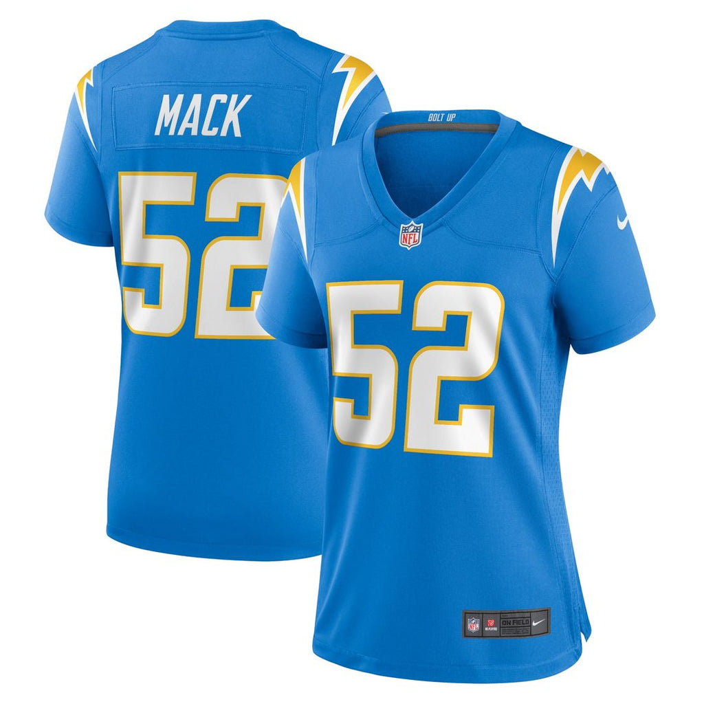 Khalil Mack Los Angeles Chargers Nike Women's Player Official Jersey - Powder Blue