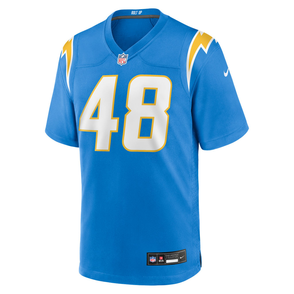 Bud Dupree Los Angeles Chargers Nike Team Game Jersey - Powder Blue