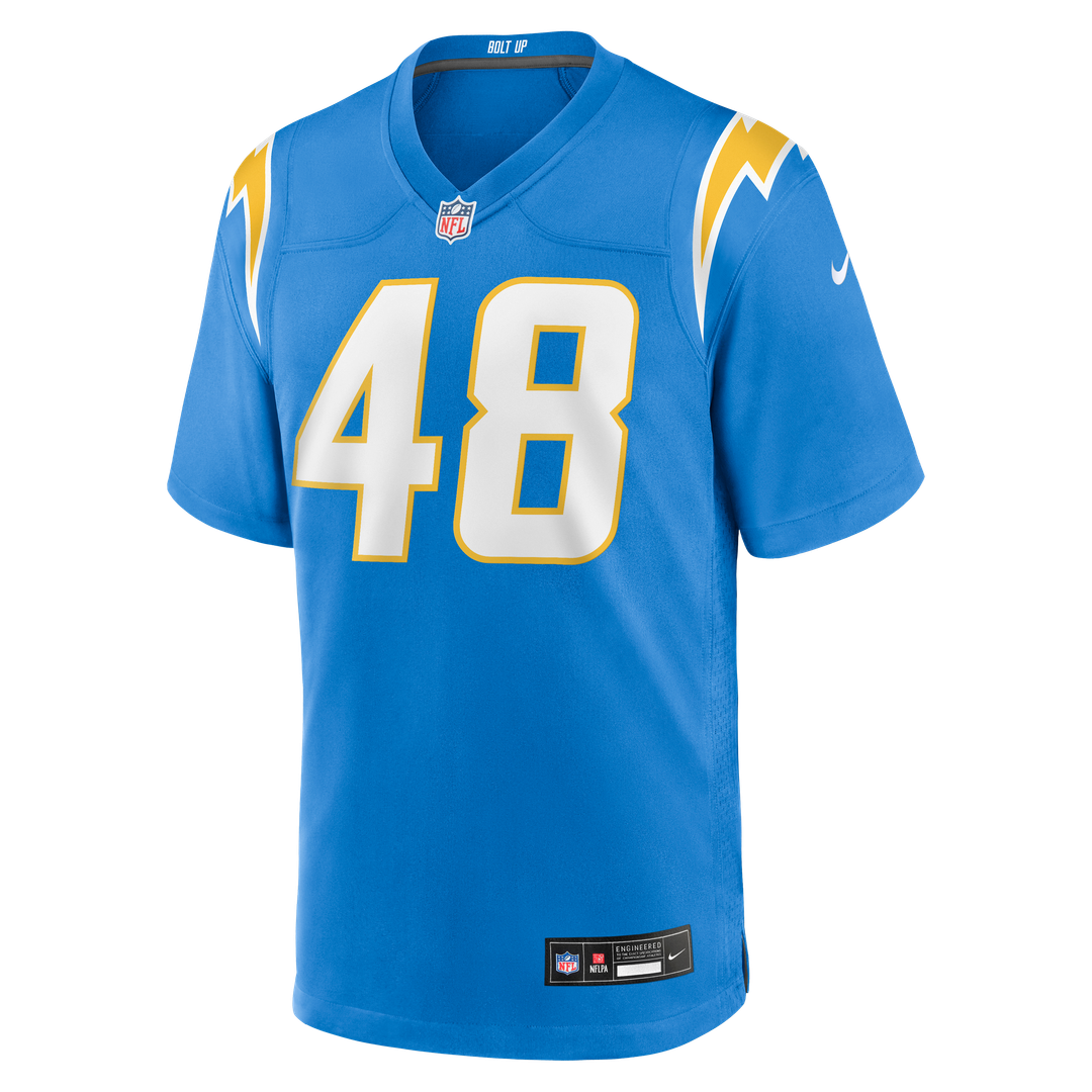 Bud Dupree Los Angeles Chargers Nike Team Game Jersey - Powder Blue