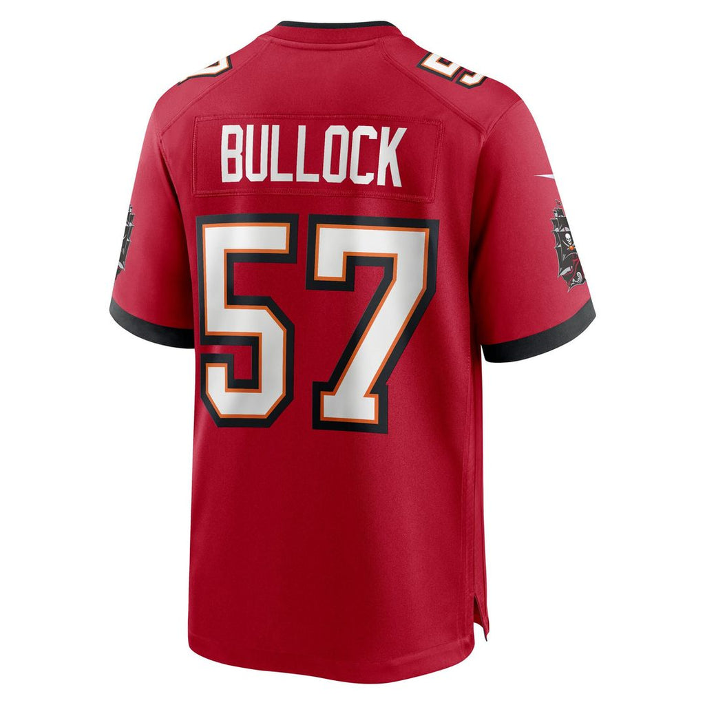 John Bullock Tampa Bay Buccaneers Nike Team Game Jersey - Red