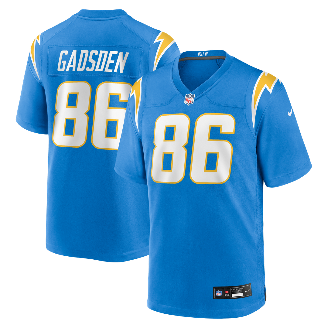 Oronde Gadsden Los Angeles Chargers Nike Alternate Charger Power Game Official Jersey -  Gold