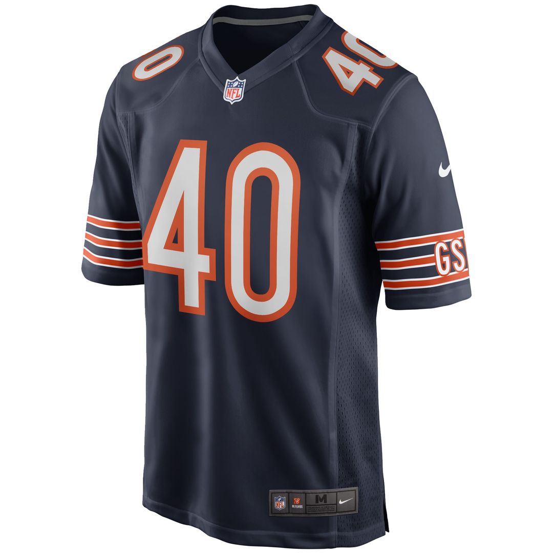 Gale Sayers Chicago Bears Nike Game Retired Player Official Jersey - Navy