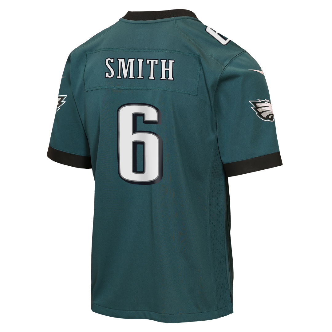 DeVonta Smith Philadelphia Eagles Nike Youth Game Official Jersey - Kelly Green
