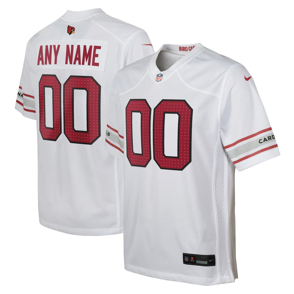 Arizona Cardinals Nike Youth Custom Game Official Jersey - White