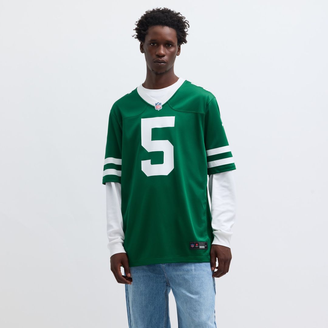 Garrett Wilson New York Jets Nike Game Official Jersey - Legacy Green