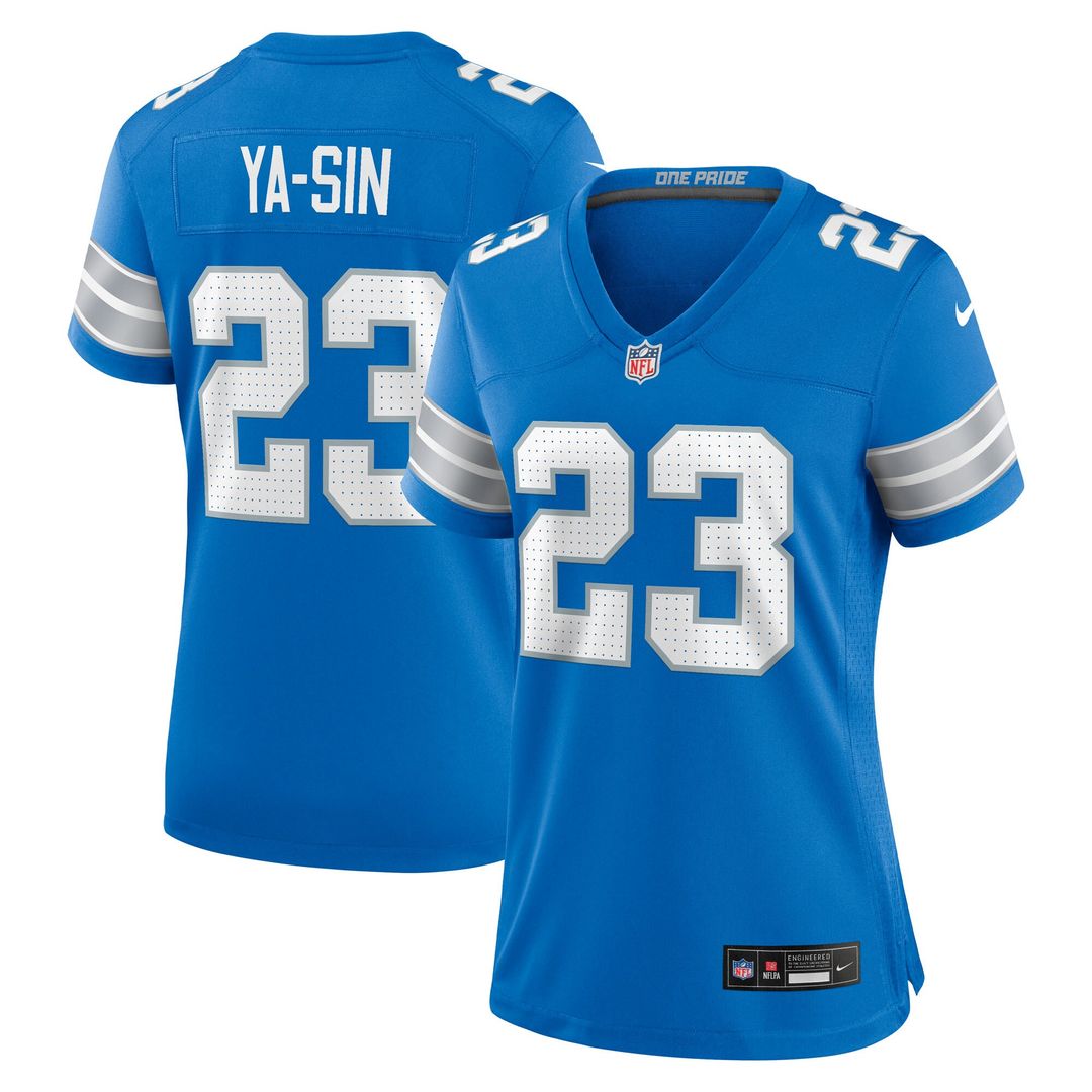 Rock Ya-Sin Detroit Lions Nike Women's Team Game Official Jersey -  Blue