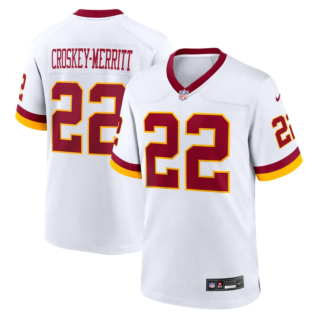 Jacory Croskey-Merritt Washington Commanders Nike Game Official Jersey - Burgundy