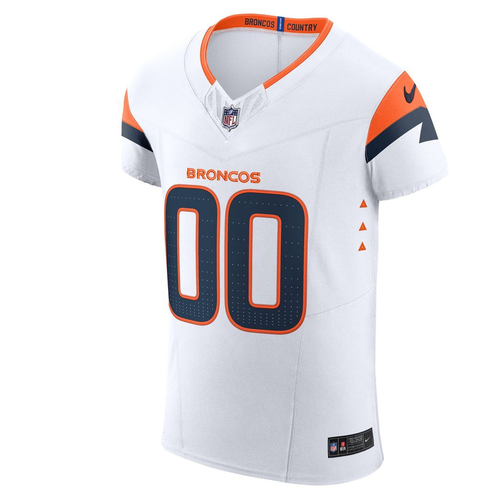 Denver Broncos Nike Vapor F.U.S.E. Elite Custom Official Jersey - White