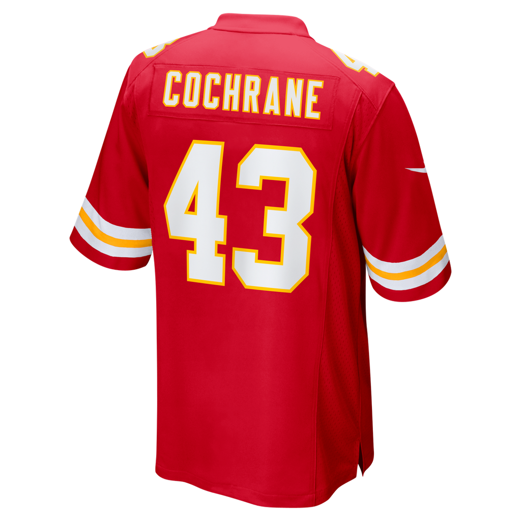 Jack Cochrane Kansas City Chiefs Nike Game Player Official Jersey - Red