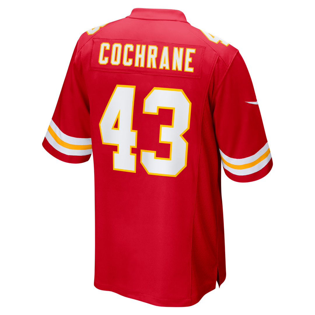 Jack Cochrane Kansas City Chiefs Nike Game Player Official Jersey - Red