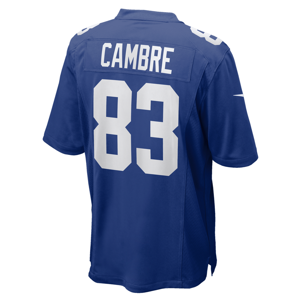 Dalen Cambre New York Giants Nike Team Game Official Jersey -  Royal