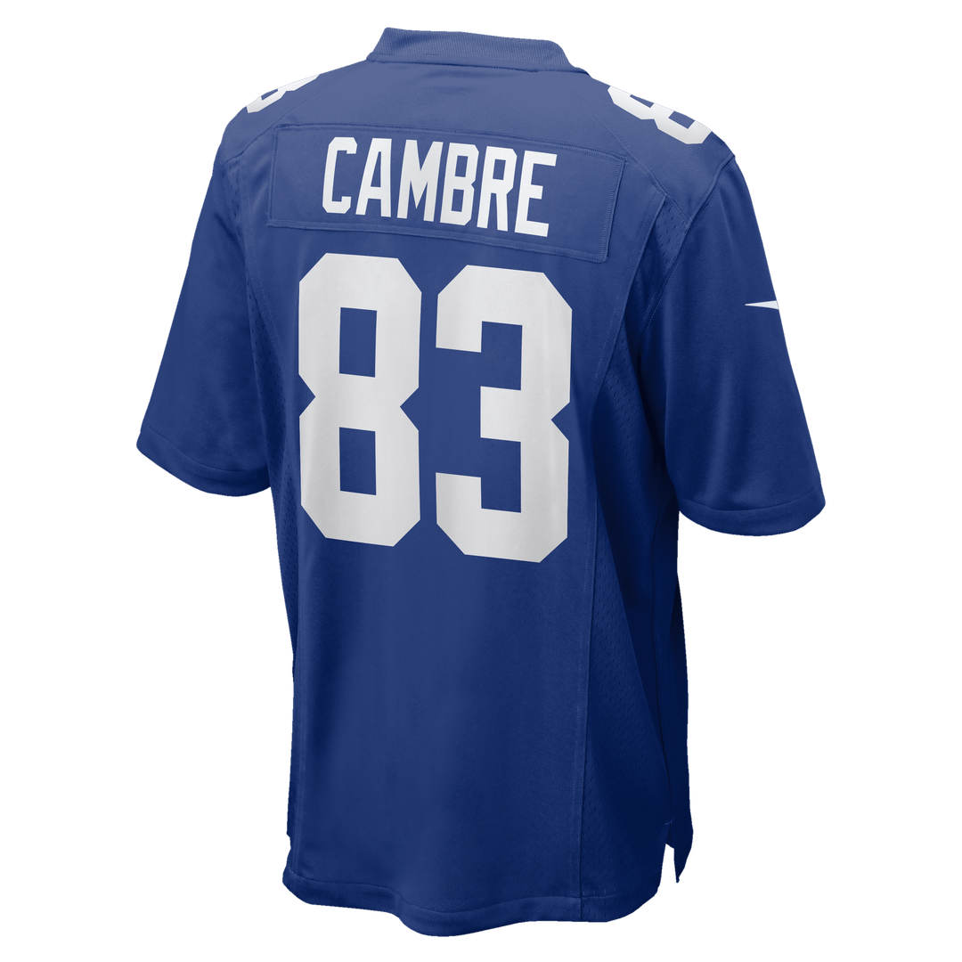 Dalen Cambre New York Giants Nike Team Game Official Jersey -  Royal