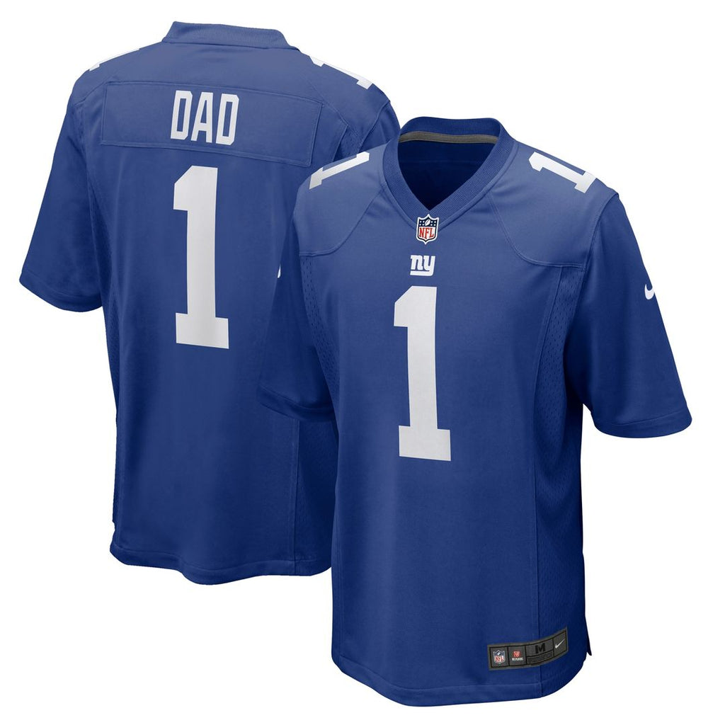 Number 1 Dad New York Giants Nike Game Official Jersey - Royal