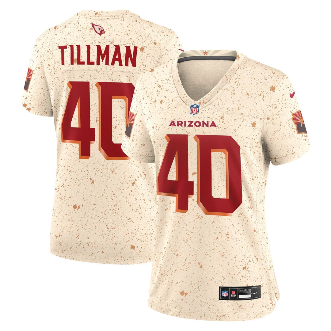 Pat Tillman Arizona Cardinals Nike Women's 2025 Rivalries Collection Retired Player Game Official Jersey - Natural