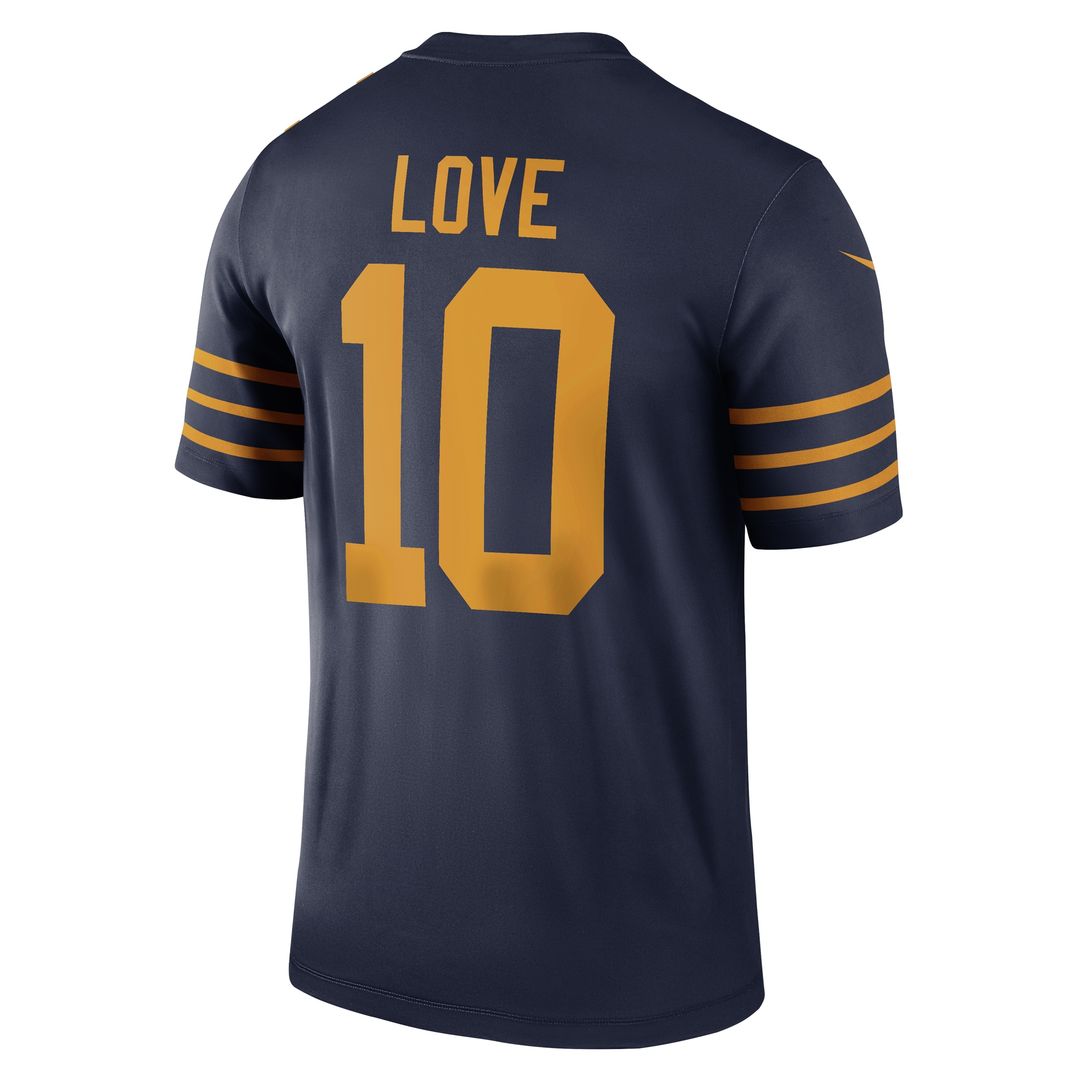 Jordan Love Green Bay Packers Nike Legend Player Performance Top - Green