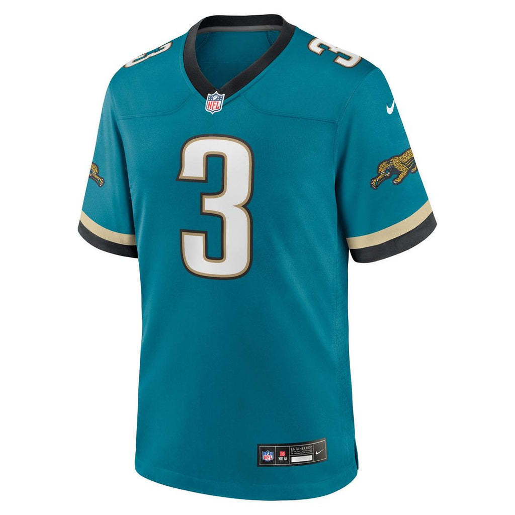 Jakobi Meyers Jacksonville Jaguars Nike Alternate 2 Prowler Throwback Game Jersey - Teal