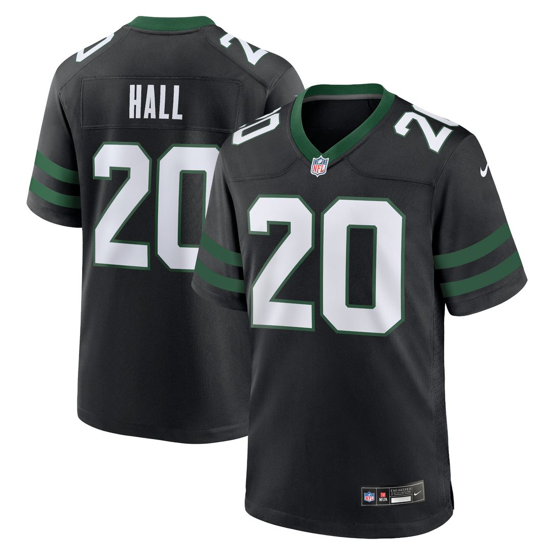 Breece Hall New York Jets Nike Alternate Game Official Jersey - Legacy Black