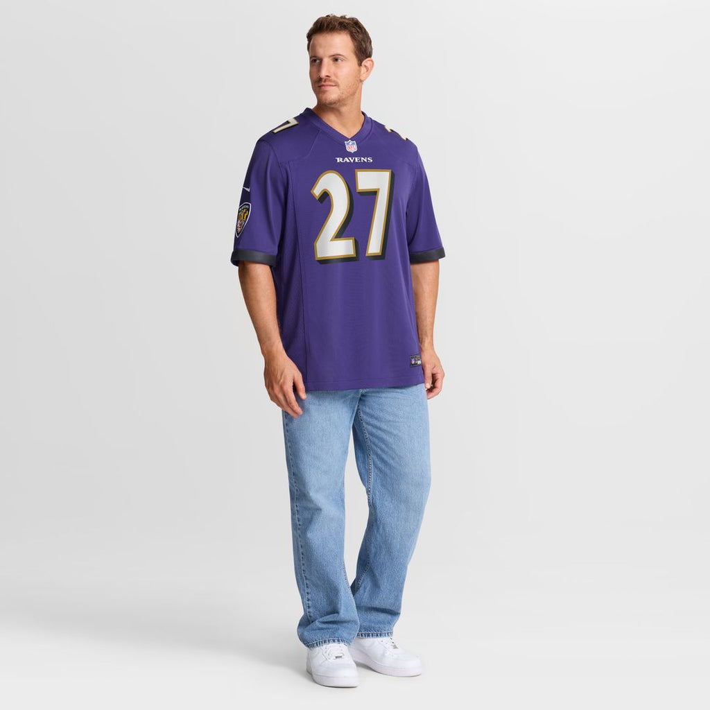 T.J. Tampa Baltimore Ravens Nike Team Game Official Jersey -  Purple