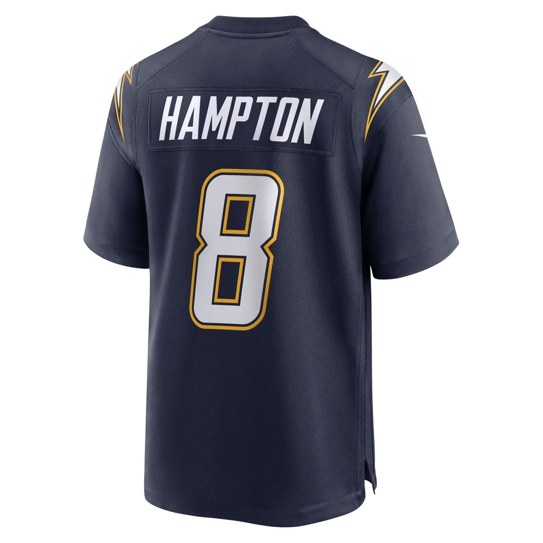 Omarion Hampton Los Angeles Chargers Nike Game Player Official Jersey - Powder Blue