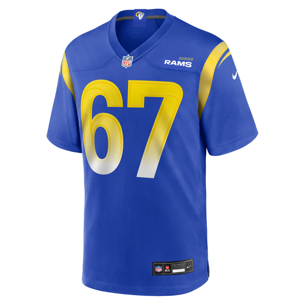 Justin Dedich Los Angeles Rams Nike Game Jersey - Royal