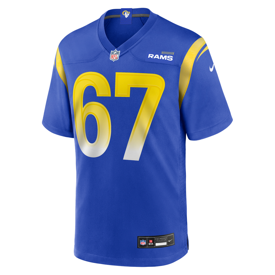 Justin Dedich Los Angeles Rams Nike Game Jersey - Royal