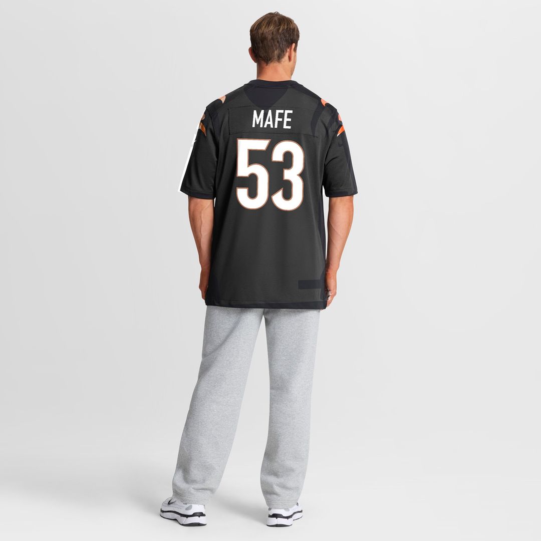 Boye Mafe Cincinnati Bengals Nike Team Game Jersey - Black
