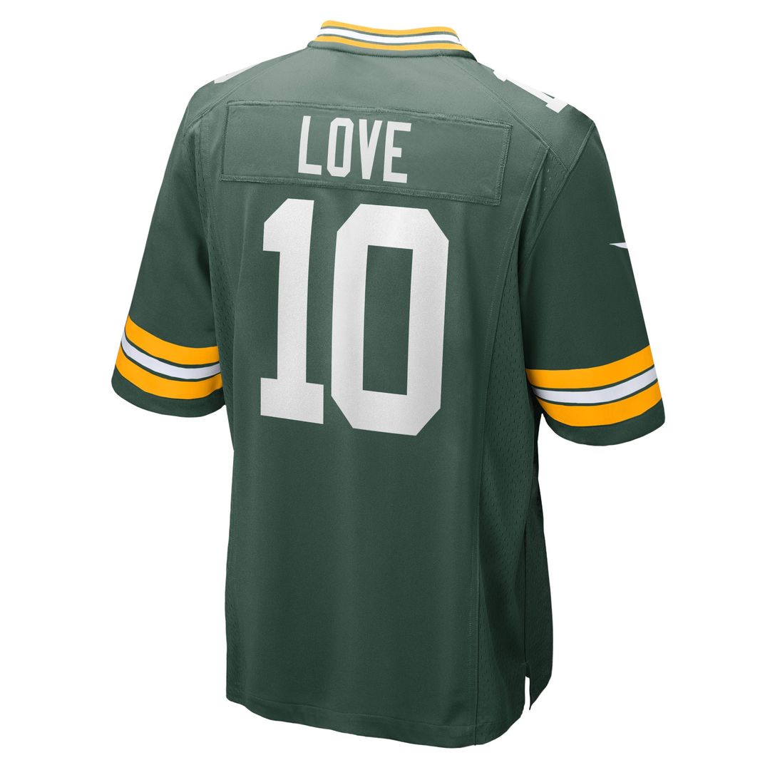 Jordan Love Green Bay Packers Nike Player Game Official Jersey - Green