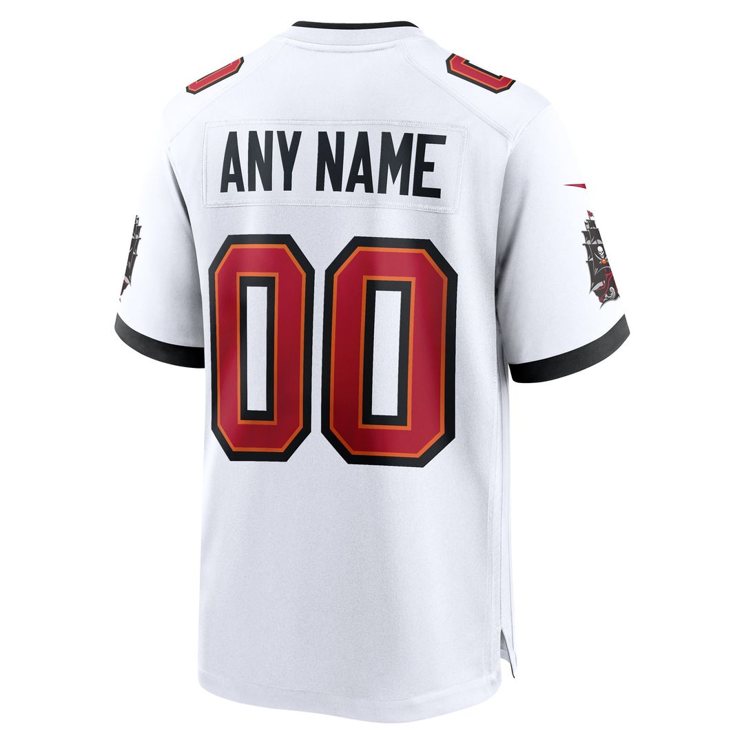 Men's Nike White Tampa Bay Buccaneers  White Custom Game Official Jersey